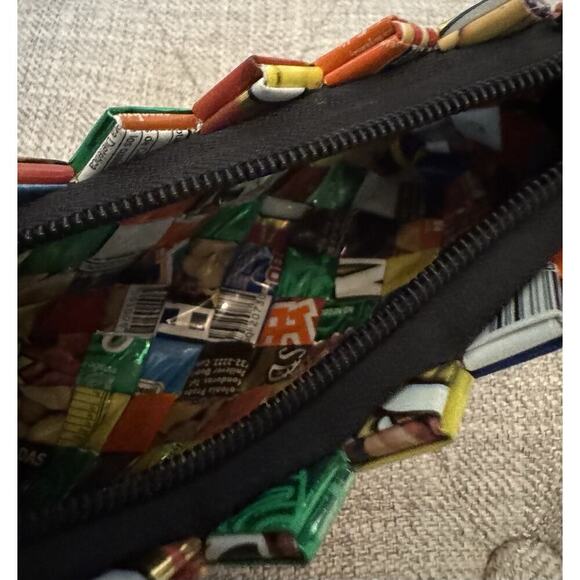 Brighton Black and Blue Shoulder Bag - Picture 7 of 7